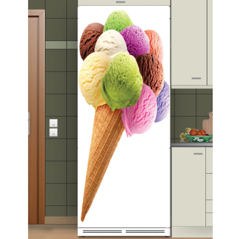 Αυτοκόλλητο ψυγείου με Παγωτό
